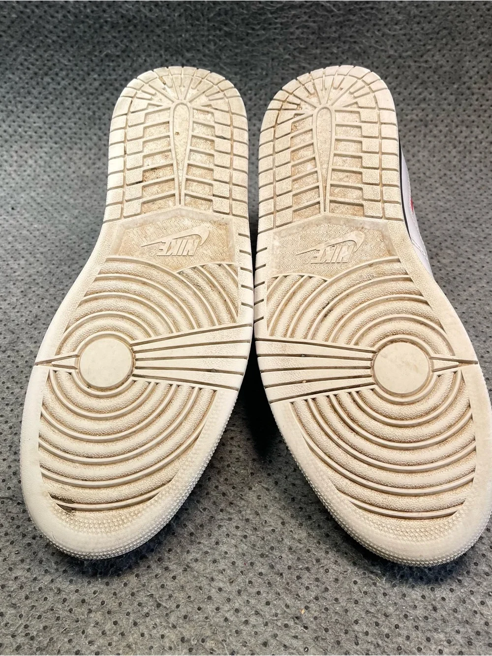 Jordan 1 Flight Low White Leather Shoes Size 12 Men’s